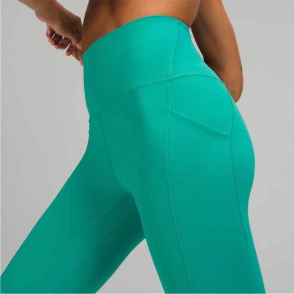 Lululemon High-Rise Pant with Pockets 25" Maldives Green size 4 - Picture 3 of 5